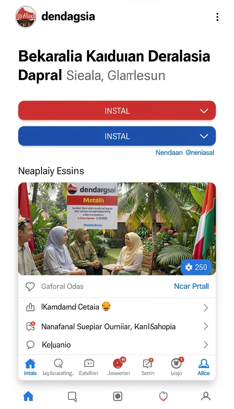 Cuplikan layar menu unduhan ketua268 untuk perangkat Android